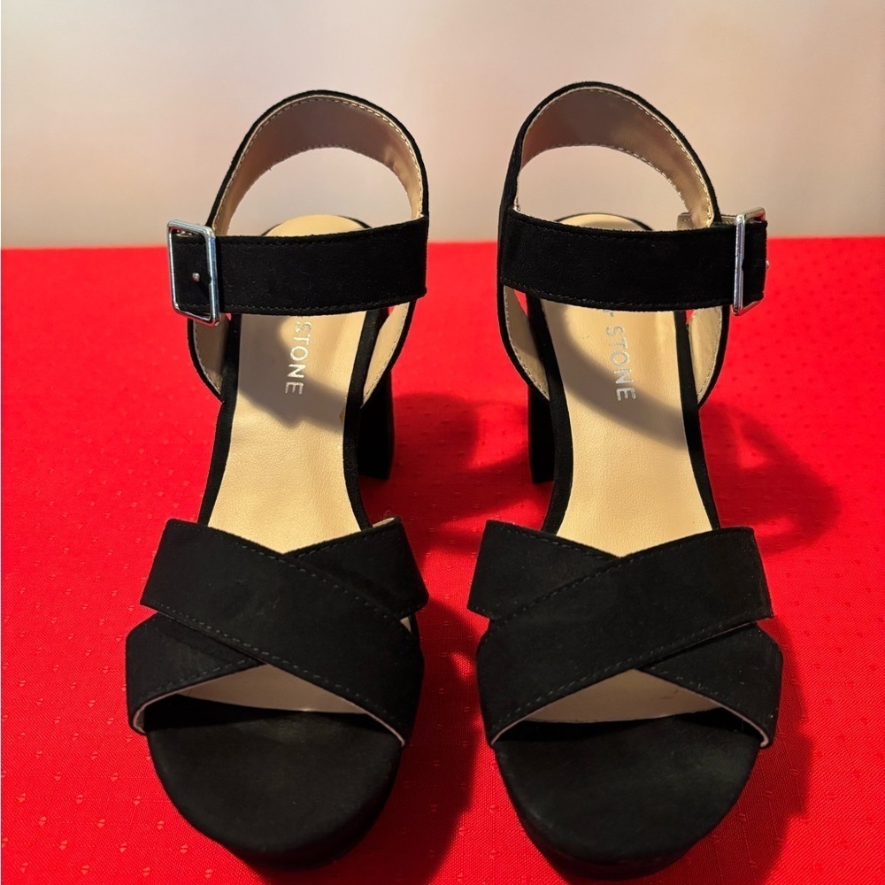 Black Strappy Heels